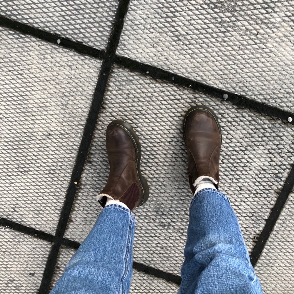Dr. Martens Leonore Brown Chelsea Boots
